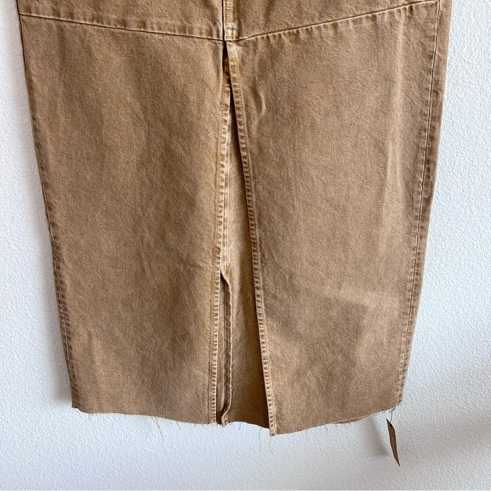 Reformation Tan Denim Skirt - Picture 4 of 15